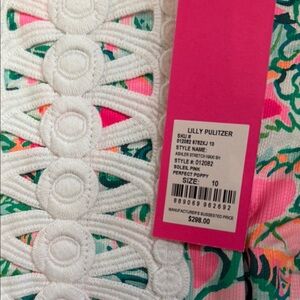 Lilly Pulitzer White and Pink Floral Dress. Love this dress, size 10